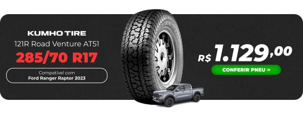 Pneu 285/70 R17 121R Road Venture AT51 Kumho Gpneus