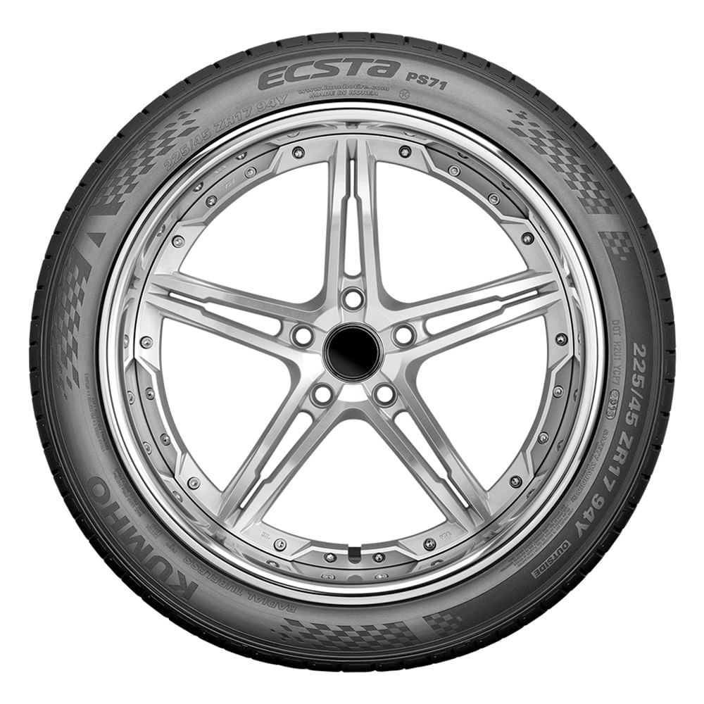 Pneu 245 45 R18 96Y | Run Flat Ecsta PS71 Kumho | Gpneus - gpneus