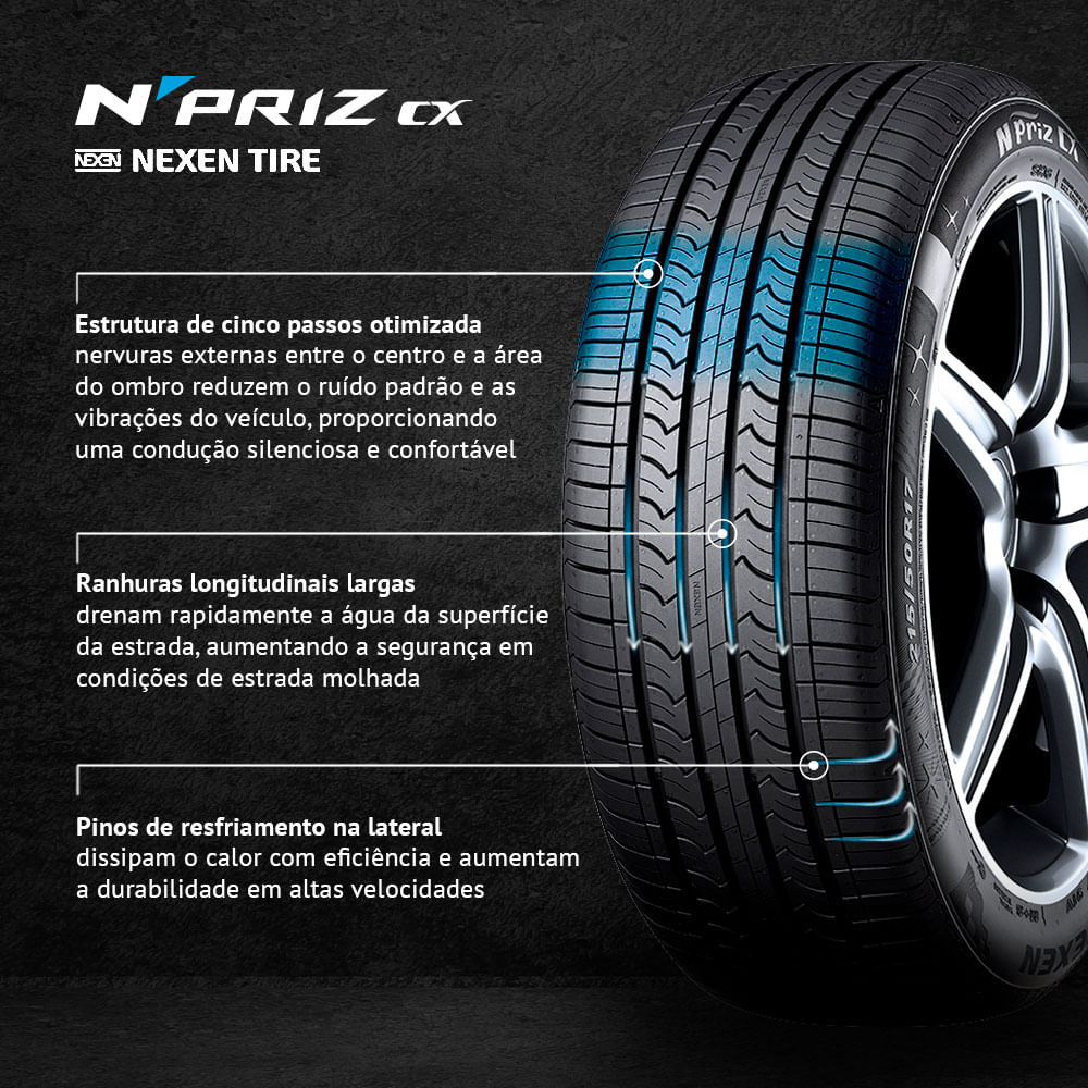 Pneu 195 60 R16 89V | N’Priz CX Nexen | Gpneus - gpneus